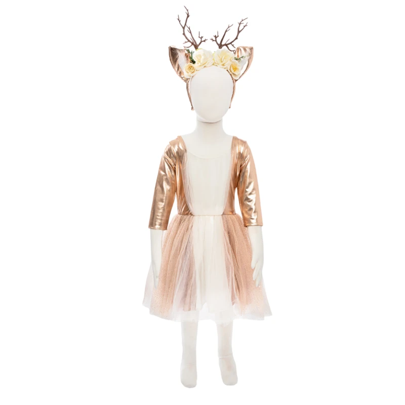 Déguisement Biche robe et serre-tête GREAT PRETENDERS