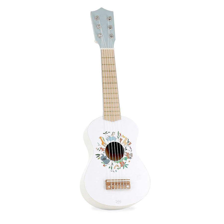 Guitare en bois blanc Les animaux du monde Sarah Betz VILAC
